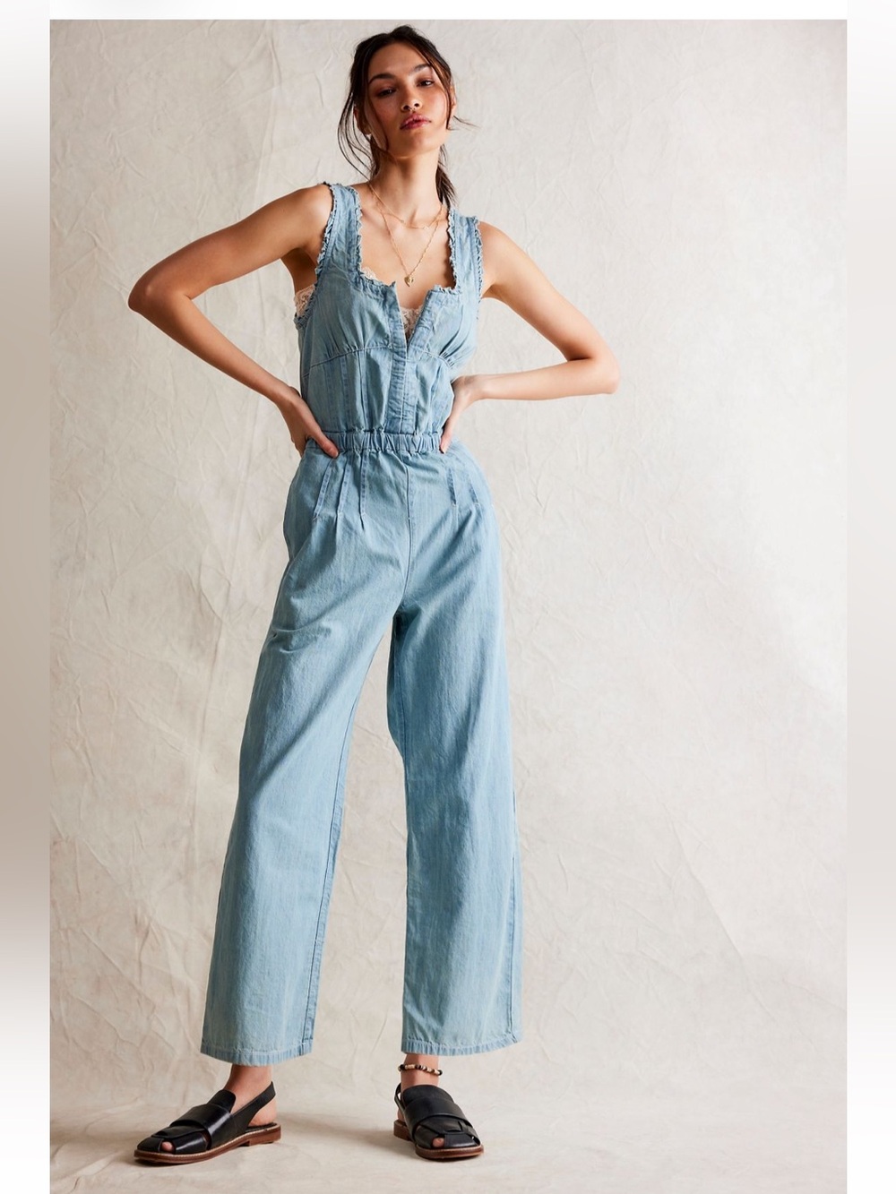NWOT We The Free Lucile Jumpsuit Xsmall